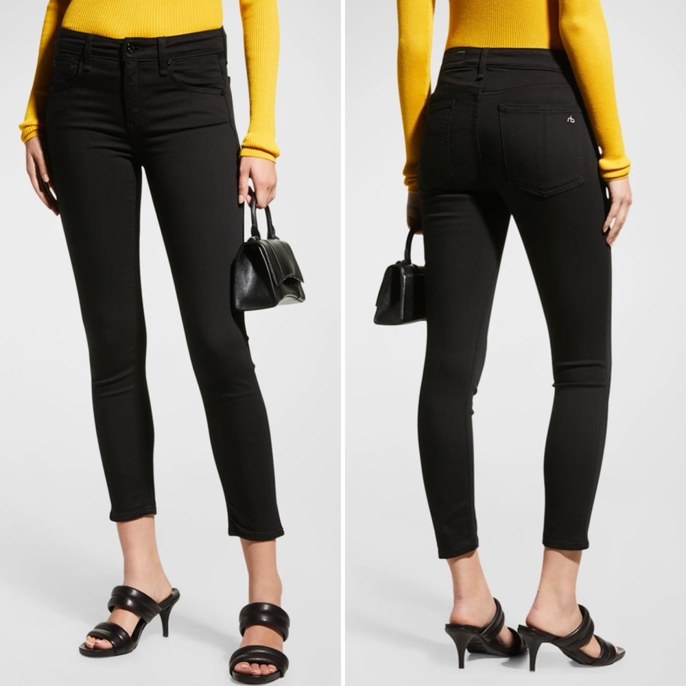 50% OFF Rag & Bone Cate Jeans in Black Wash Denim